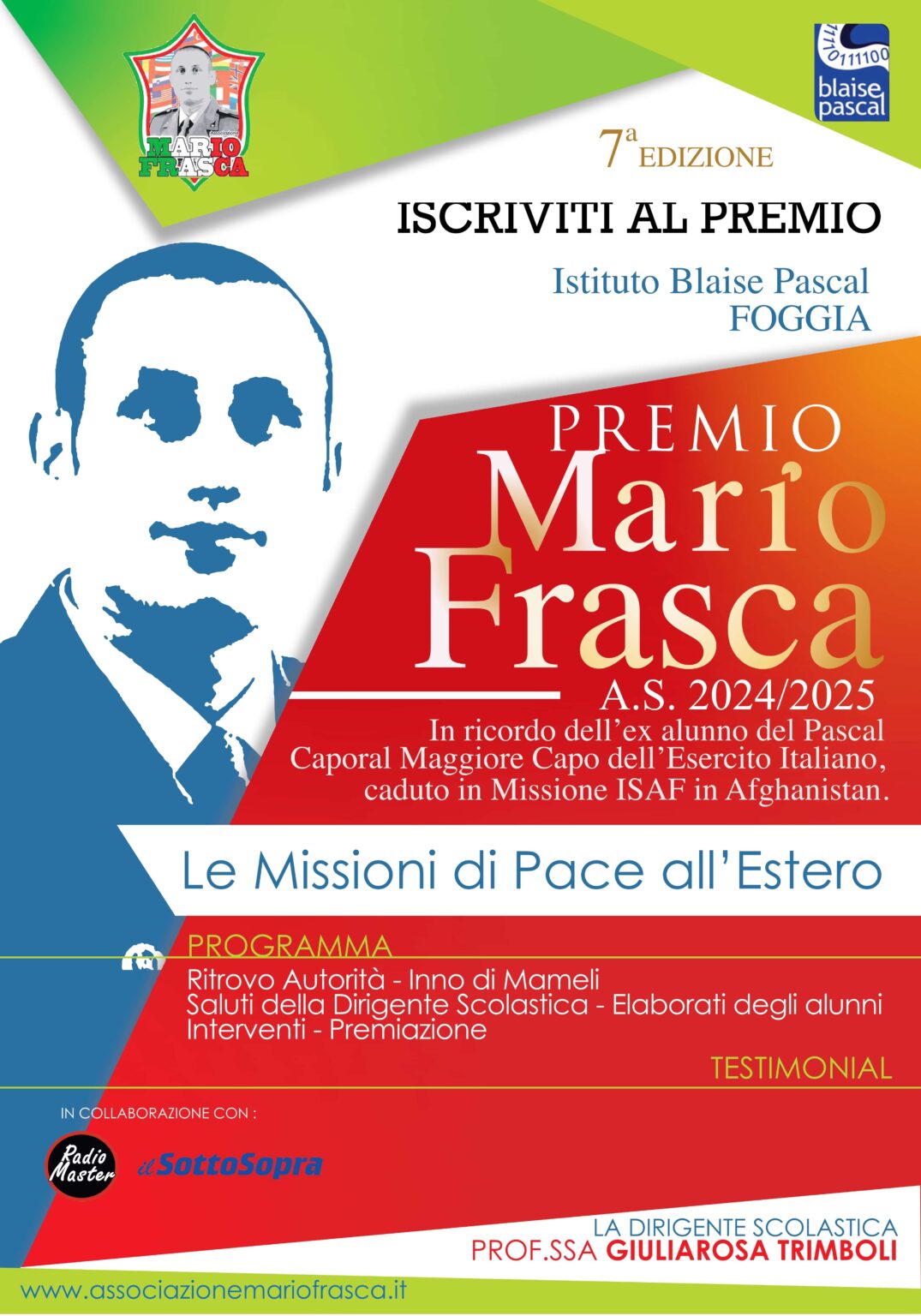 La settima edizione del Premio Mario Frasca al Blaise Pascal di Foggia