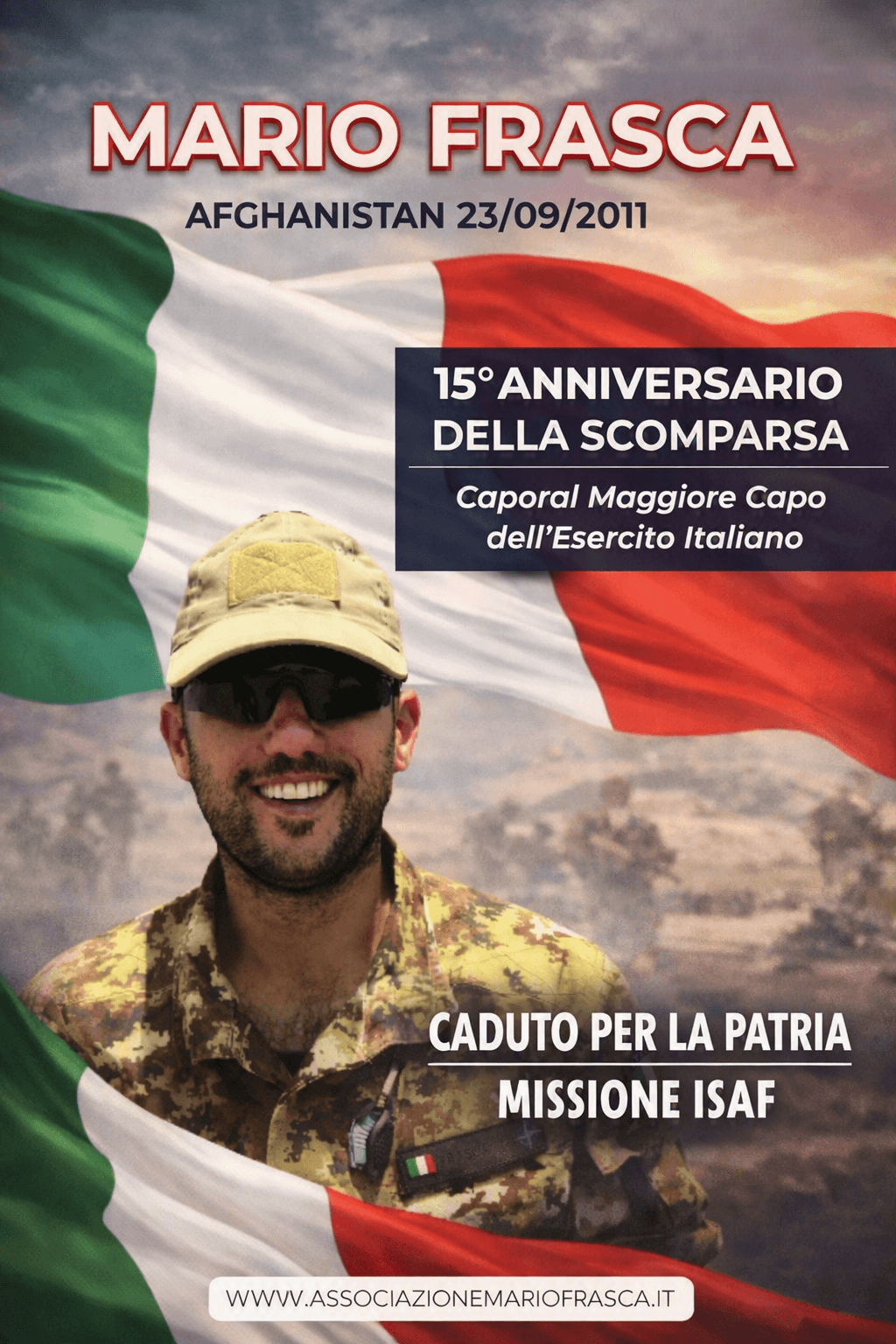 15 ANNI DALLA SCOMPARSA DEL CADUTO MARIO FRASCA